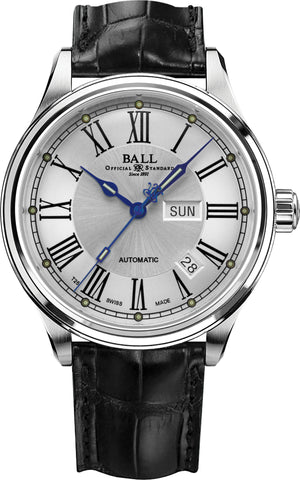 Ball Watch Company Trainmaster Roman NM1058D-L4J-WH 