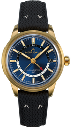 Norqain Watch Freedom 60 GMT Bronze Midnight Blue Limited Edition NNZ2100ZG/A215/20EN.18Z