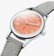 Nomos Glashutte Club Campus Cream Coral Steel Back Watch