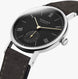 Nomos Glashutte Ludwig 33 Noir Steel Back Watch