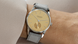 Nomos Glashutte Orion 33 Gold Steel Back Watch