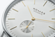 Nomos Glashutte Orion 38 Silver Sapphire Glass Watch