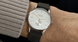 Nomos Glashutte Orion 38 Silver Sapphire Glass Watch