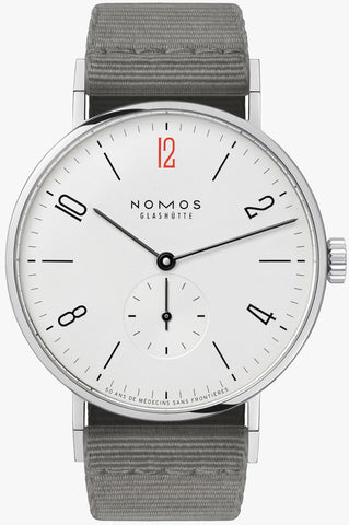 Nomos Glashutte Watch Tangente 38 Doctors Without Borders 50 Year Anniversary 165.S50
