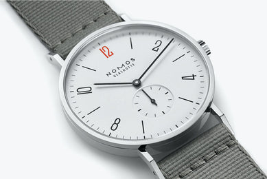 Nomos Glashutte Tangente 38 Doctors Without Borders 50 Year Anniversary Edition Steel Back Watch