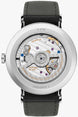 Nomos Glashutte Tangente Neomatik 39 Platinum Grey Sapphire Crystal Watch