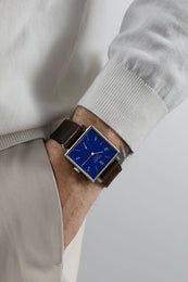 Nomos Glashutte Watch Tetra Blue Neomatik 175 Years of Watchmaking Limited Edition