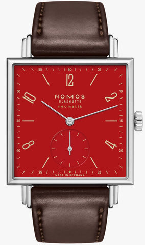 Nomos Glashutte Watch Tetra Neomatik Red Limited Edition 421.S2