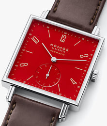 Nomos Glashutte Watch Tetra Red Neomatik 175 Years of Watchmaking Limited Edition D