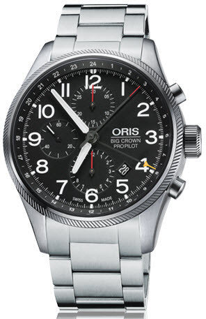 Oris Watch Big Crown ProPilot Chronograph GMT Bracelet 01 677 7699 4164-07 8 22 19