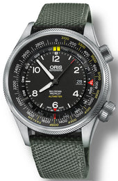 Oris Watch Big Crown ProPilot Altimeter Meters Textile Olive 01 733 7705 4164 Textile Olive