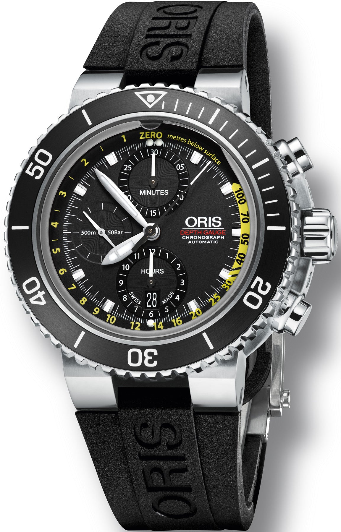 Oris Watch Aquis Chrono Depth Gauge Rubber Set D 01 774 7708 4154