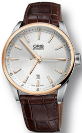 Oris Watch Artix Date Bicolor Leather 01 733 7642 6331-07 5 21 80FC