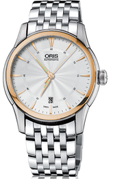 Oris Watch Artelier Date Date Diamonds Bracelet 01 733 7670 6351-07 8 21 77