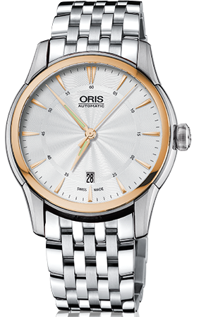 Oris Watch Artelier Date Date Diamonds Bracelet 01 733 7670 6351-07 8 21 77