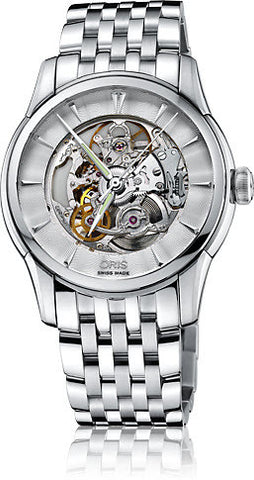 Oris Watch Artelier Skeleton Bracelet 01 734 7670 4051-07 8 21 77