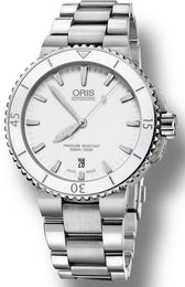 Oris Watch Aquis Date White Bracelet 01 733 7676 4156-07 8 21 10P