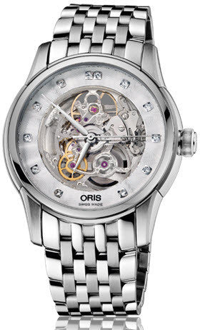 Oris Watch Artelier Skeleton Diamonds Bracelet 01 734 7670 4019-07 8 21 77