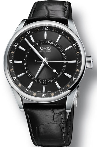 Oris Watch Artix Pointer Moon Date Leather 01 761 7691 4054 LS