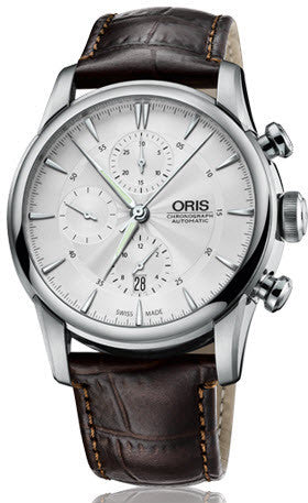 Oris Watch Artelier Chronograph Leather 01 774 7686 4051-07 5 23 70FC