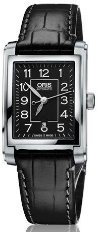 Oris Watch Rectangular Date Leather 01 561 7656 4034-07 5 17 71FC