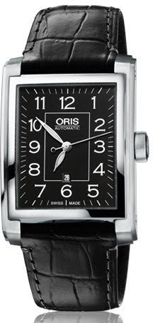 Oris Watch Rectangular Date Leather 01 561 7657 4034-07 5 21 71FC