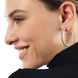 Fope Essentials 18ct Rose Gold Medium Hoop Earrings OR02