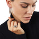 Fope Essentials 18ct White Gold Medium Hoop Earrings OR02
