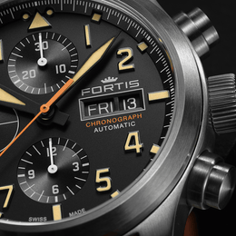 Fortis Watch Aeromaster Old Radium Chronograph