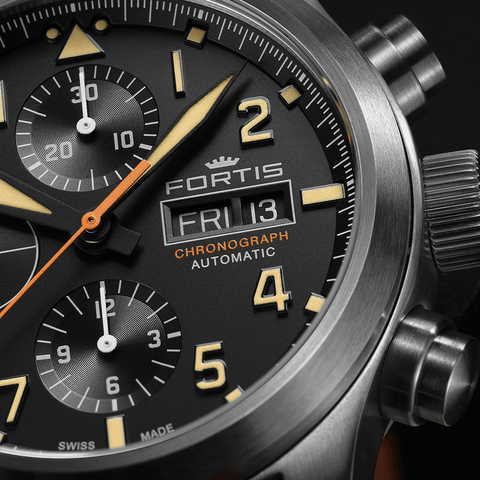 Fortis Watch Aeromaster Old Radium Chronograph