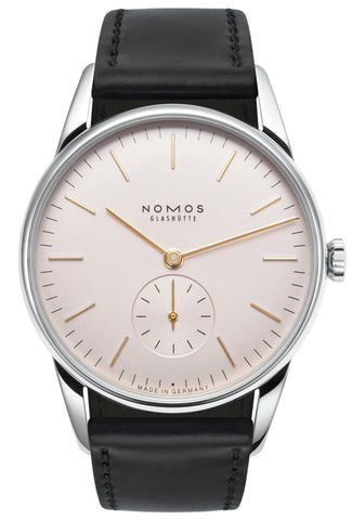 Nomos Glashutte Watch Orion Rose Sapphire Crystal 352