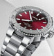 Oris Aquis Date Sunray Cherry Red 41.5 Bracelet