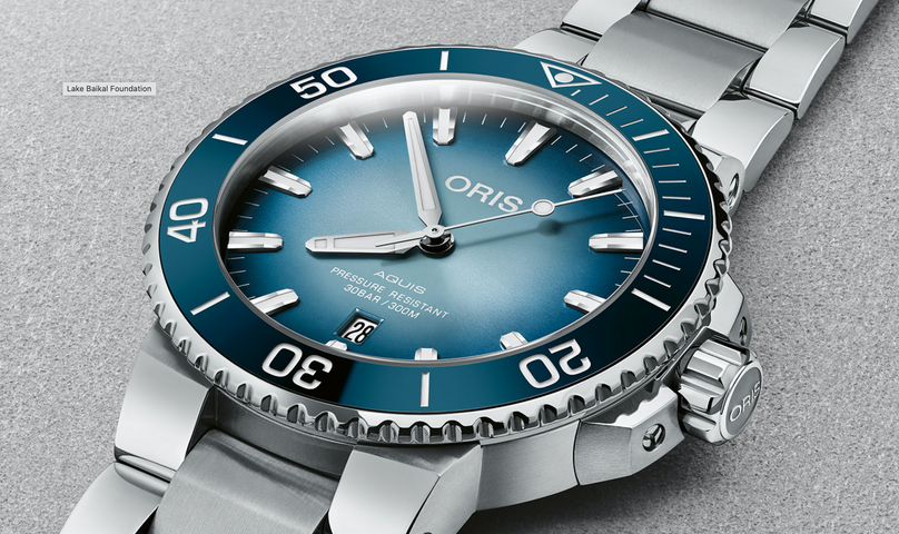 Oris Watch Aquis Lake Baikal Limited Edition 01 733 7730 4175 Set