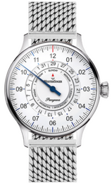MeisterSinger Watch Pangaea Day Date Milanaise Bracelet PDD901 Milanaise Bracelet