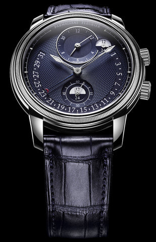 Parmigiani Fleurier Toric Hemispheres Retrograde Steel Blue Watch