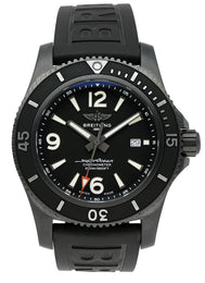 Breitling Pre-Owned Watch Superocean Automatic 46 Blacksteel Black