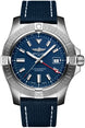 Breitling Pre-Owned Watch Avenger Automatic GMT 45 Leather Tang Type A32395101C1X1 PRE-OWNED