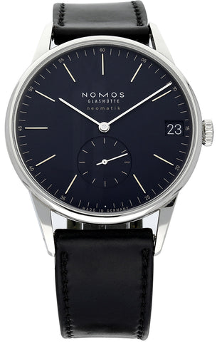 Nomos Glashutte Watch Orion Neomatik 41 Date Midnight Blue Sapphire Crystal Pre-Owned