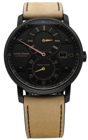 Louis Erard Watch Excellence Black PVD Pre-Owned