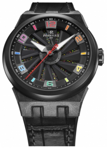 Perrelet Watch Turbine Rainbow Carbon 3 Hands Limited Edition