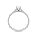Platinum 0.40ct Diamond Emerald Cut Solitaire Ring, FEU-800. 
