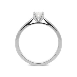 Platinum 0.50ct Diamond Brilliant Cut Solitaire Ring FEU-1635