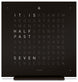 QLOCKTWO Clock Touch Metal Deep Black