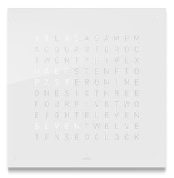 QLOCKTWO Classic Vanilla Sugar Wall Clock 45cm FCENVS