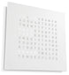 QLOCKTWO Earth 45 White Pepper Wall Clock Watch