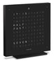 QLOCKTWO Touch Deep Black Table Clock 13.5cm T4BLENSSBL
