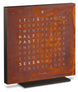 QLOCKTWO Touch Creators Edition Rust Table Clock 13.5cm T4BLENRT