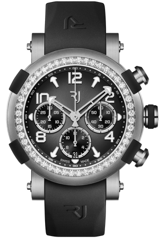 RJ Watches Arraw Chronograph 45mm Titanium Diamond 1M45C.TTTR.1517.RB.1101