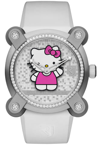 RJ Watches Moon Invader Hello Kitty Sparkle Limited Edition RJ.M.AU.IN.023.03