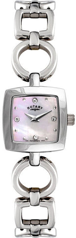Rotary Watch Ladies White S LB02639/07